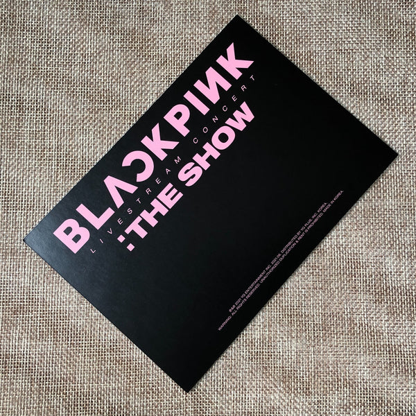 BLACKPINK JISOO [ THE SHOW DVD ] Official Postcard photo / New / Gift
