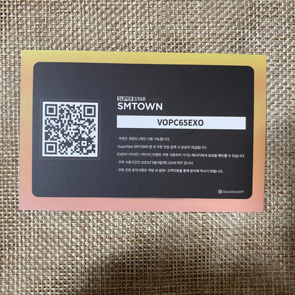 EXO Group [2023 Fan meeting EXO' Clock] Official Photocard, All Member / Gift