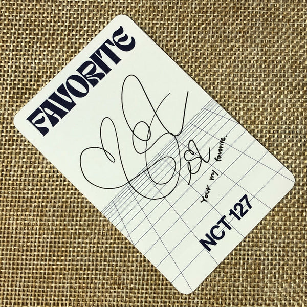 NCT 127 TAEYONG [FAVORITE] Official Photocard, 3rd Repackage CATHARSIS / Gift
