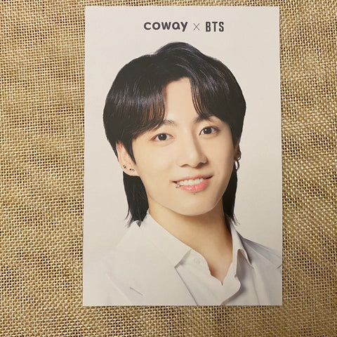BTS JUNGKOOK #2 [BTS x COWAY] Official Postcard Photocard Limited / New, Rare