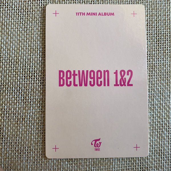 TWICE TZUYU [ Between 1&2 12 POB Preorder Official Photocard ] Archive N /+G