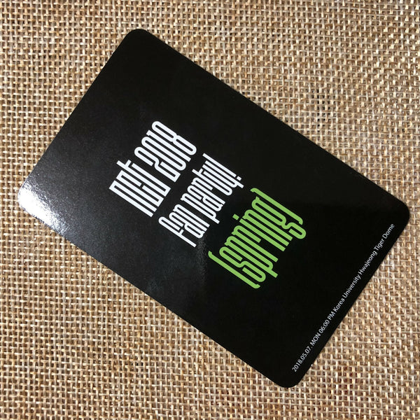 NCT 2018 DOYOUNG [ FAN PARTY SPRING ] Official Limited Photocard / New / Gift