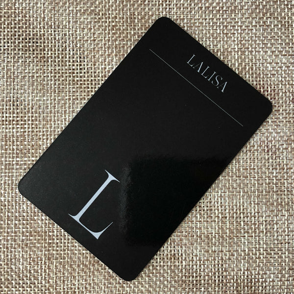 BLACKPINK LISA #1 [LALISA] Official Photocard, 1st Single Black Ver / New / Gift