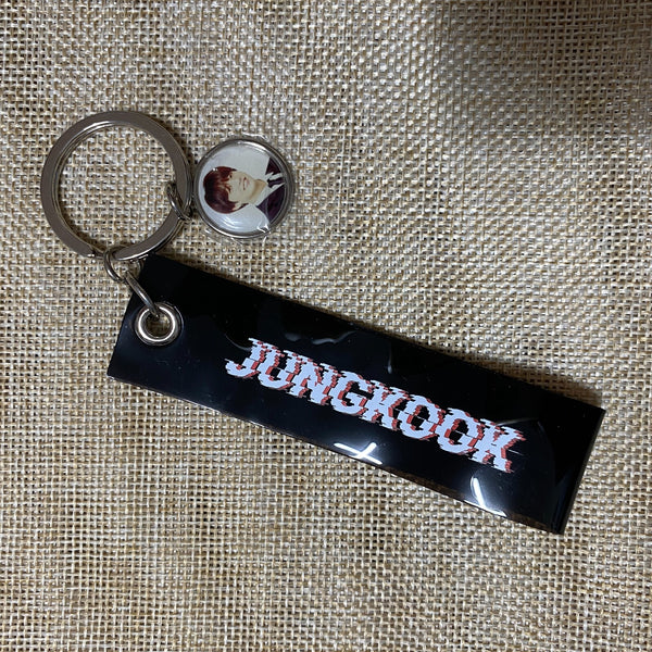 BTS JUNGKOOK [2018 Festa] Official Strap Key Ring Photo Keyring / New, Rare /+G
