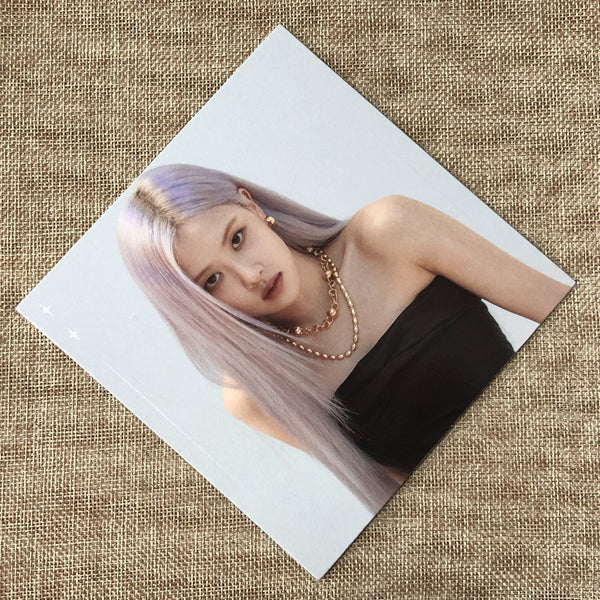 BLACKPINK ROSE [ THE ALBUM ] Official Postcard, Ver. 1 / New / Gift