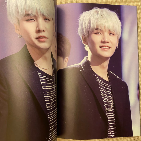 BTS SUGA [LOVE ATTACK Exhibition] Photobook SUGAFLOW, 144 pg 21x29 cm / Gift