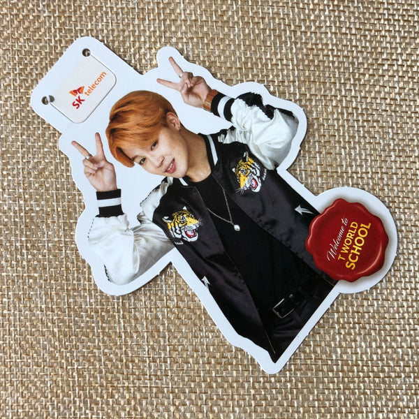 BTS JIMIN [ SKT ] Official Photo Bookmark Limited Photocard / New / Gift