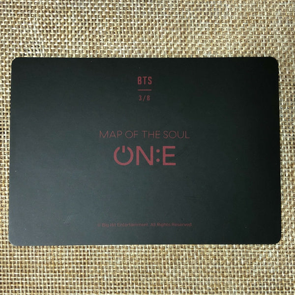 BTS J-HOPE JIN SUGA V 3/8 [Map of the Soul ON:E] Official Mini Photocard, ONE