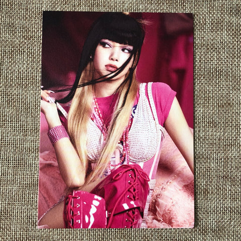 BLACKPINK LISA [ Born Pink ] Official Postcard, Box Set Ver. / New / Gift