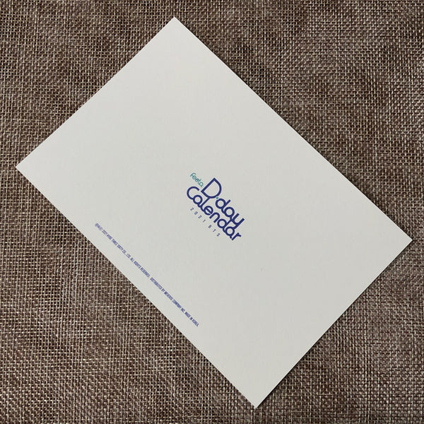 BTS GROUP #2 [FESTA D-Day Calendar 8th Anniversary] Official Postcard / Gift
