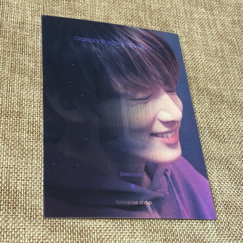 BTS JUNGKOOK [ SAMSUNG Galaxy Buds ] Official Lenticular Photocard / New / Gift