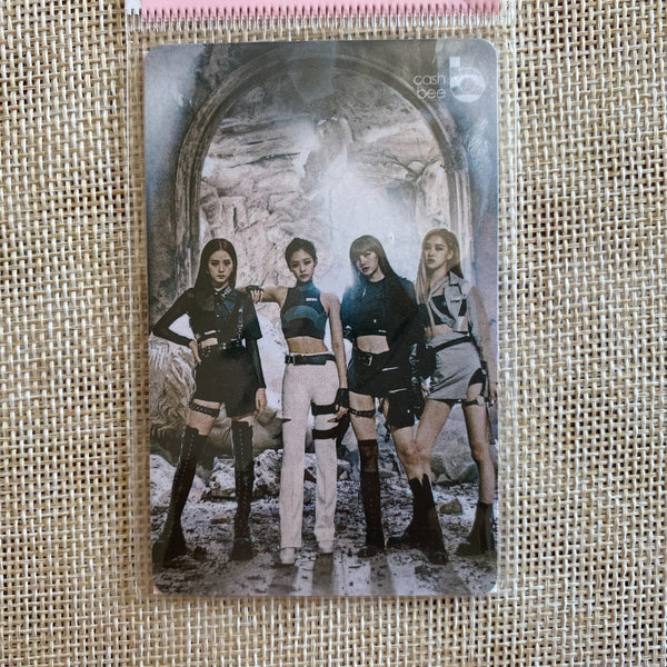 BLACKPINK GROUP [Transportation Cashbee] Official Limited Photocard / Rare /+G
