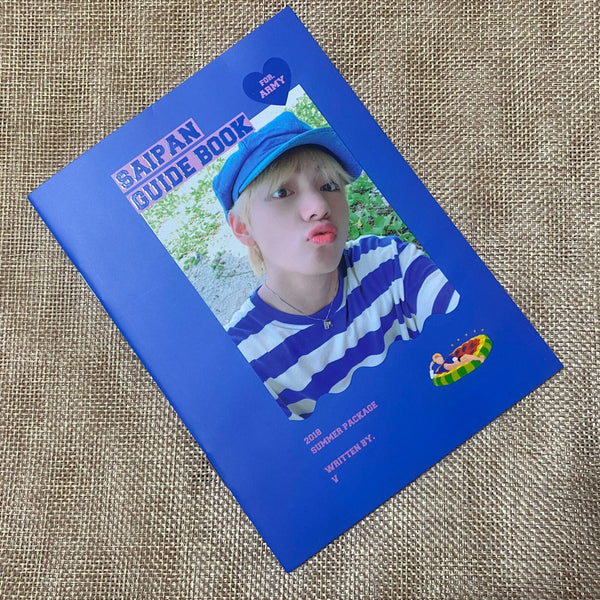 BTS V [ 2018 Summer Package Saipan ] Selfie Book Official Guidebook / New / Gift