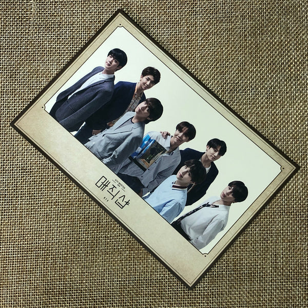 BTS GROUP [5th Muster Magic Shop] Official Postcard Photocard, LG Ver / Gift