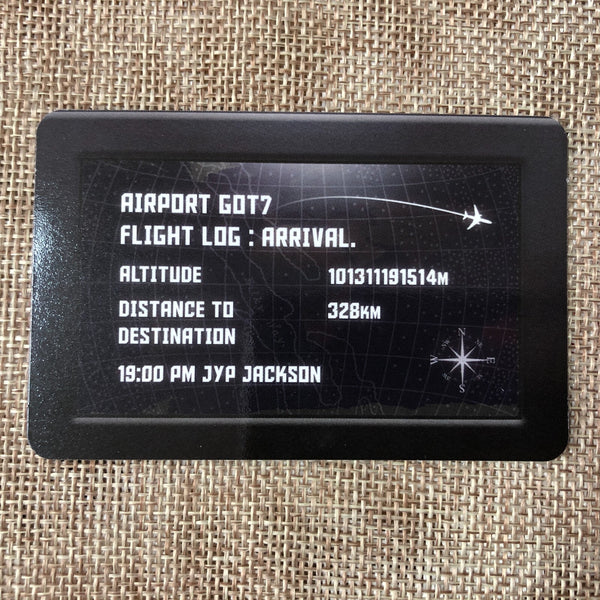 GOT7 JACKSON [ Flight Log Arrival ] Official Photocard, Selfie Ver. / New / Gift