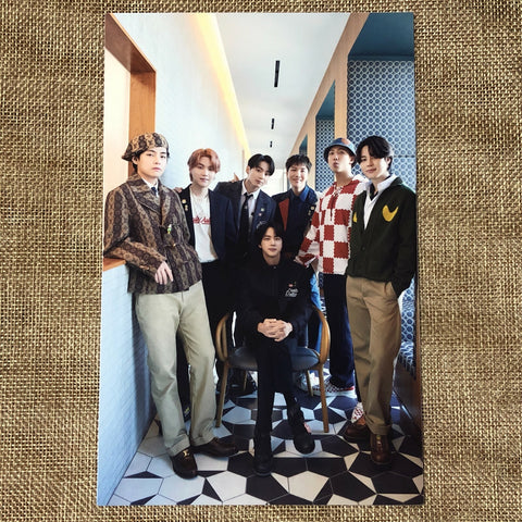 BTS GROUP [ DICON 101 CUSTOM BOOK ] Official Mini Poster Postcard / New / Gift