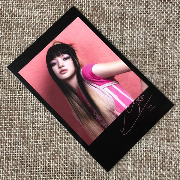 BLACKPINK LISA #4 [ Born Pink ] Official Photocard, Ktown4U POB / New / Gift