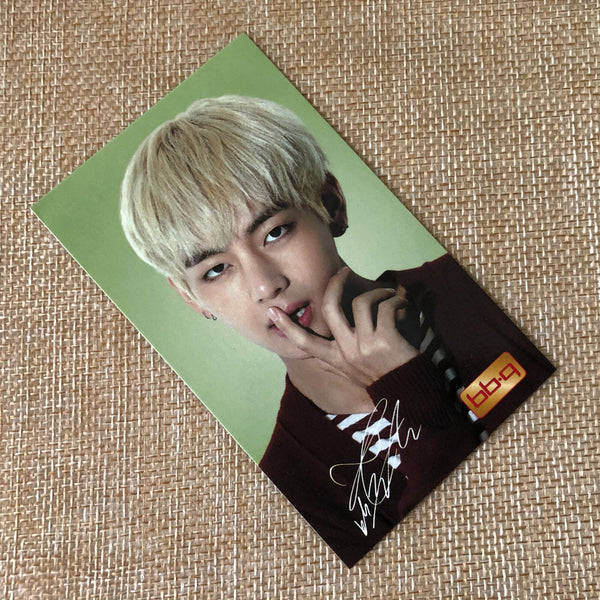 BTS V #2 [ BBQ ] Official Photocard / New / Gift