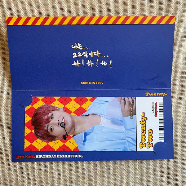 BTS JUNGKOOK [ 22 Birthday Exhibition ] Official Photo Ticket / New, Rare / Gift