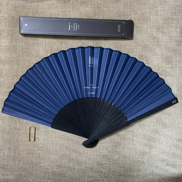 BTS [ 2019 Summer Package ] Official Folding Paper Fan / New, Rare / Gift