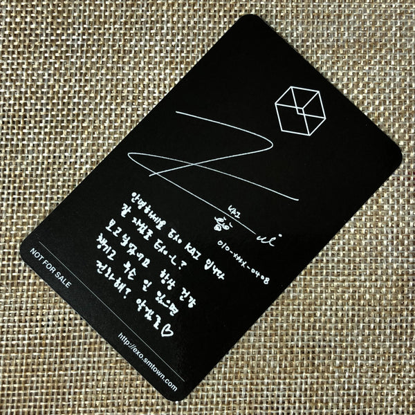 EXO KAI [ EXODUS ] Official Photocard, 2nd Album Chinese Ver / New / Gift