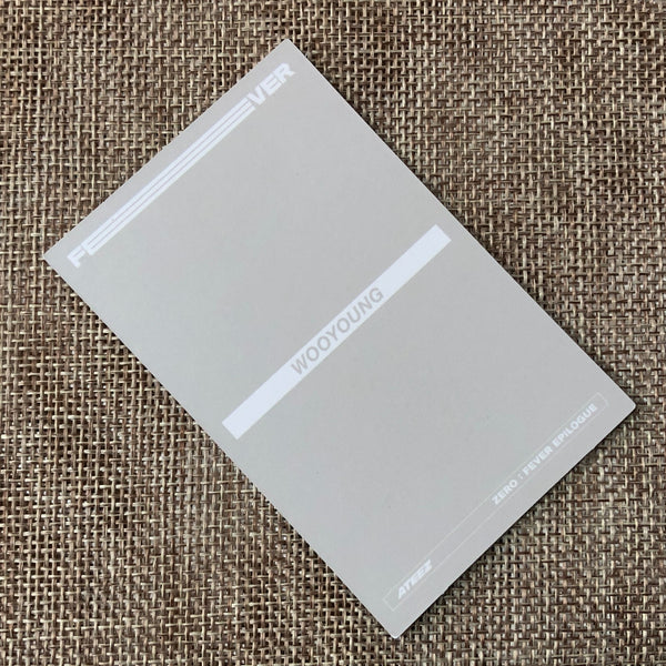 ATEEZ WOOYOUNG [Zero : Fever Epilogue] Official Photocard, A Limited / Gift