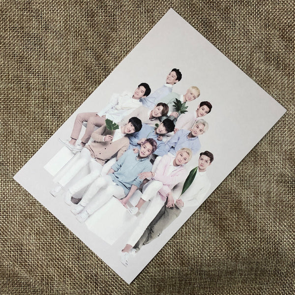 EXO GROUP [ Nature Republic ] Official Limited Postcard, EXO-K / New / Gift
