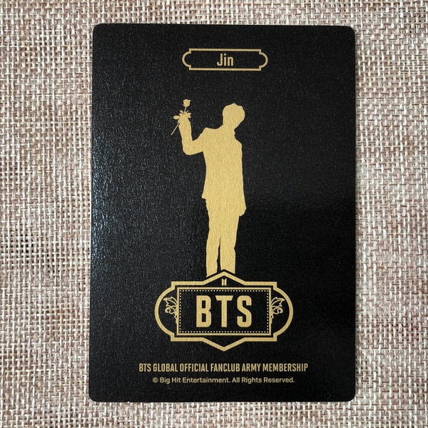 BTS JIN [GLOBAL OFFICIAL FANCLUB 7th ARMY MEMBERSHIP KIT] Photocard / New / Gift