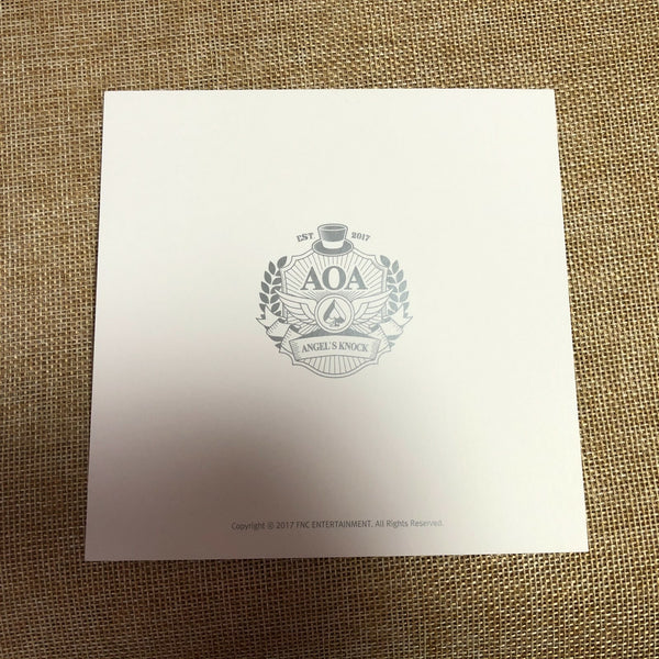 AOA CHANMI [ Angel's Knock ] Postcard, 1st Album / New, Rare / Gift