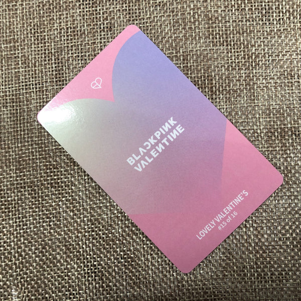 BLACKPINK ROSE #1 [ THE GAME Photocard Collection ] Valentine's Ed / New/GFT