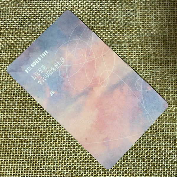 BTS JIN [ Love Yourself World Tour Seoul DVD ] Official Photocard / New / Gift