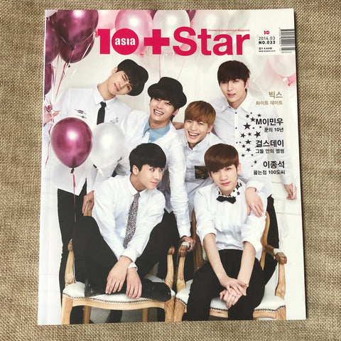 BTS VIXX GIRL'S DAY [ 10+STAR 10ASIA Magazine ] / Good Condition / Gift