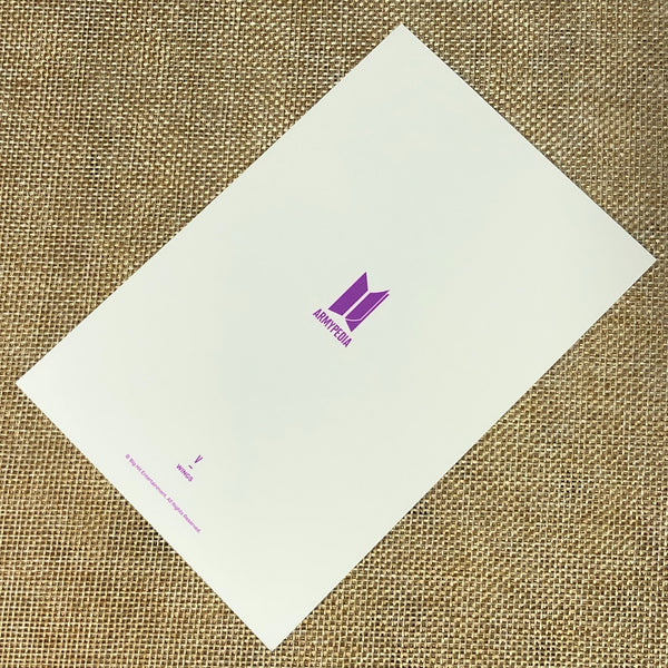 BTS V TAEHYUNG [Armypedia Wings] Official Postcard Photocard / New, Rare / Gift