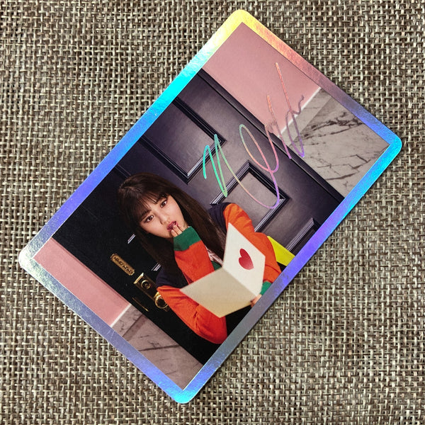 TWICE JIHYO [ Signal ] Official Hologram Photocard, 4th Album Ver.1 / New / Gift