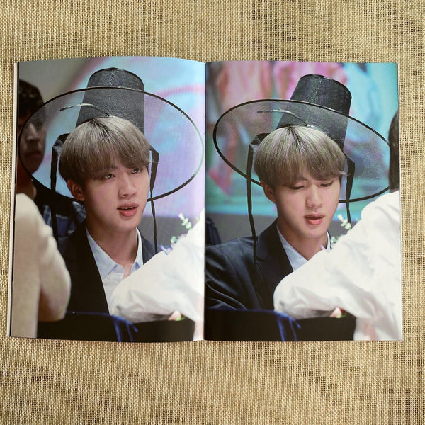 BTS JIN [KEEP CALM AND HBD JIN Exhibition Photobook] 32 page / New, Rare / Gift