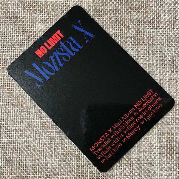 MONSTA X JOOHEON [ No Limit Starship Square ] Official Photocard / New / Gift
