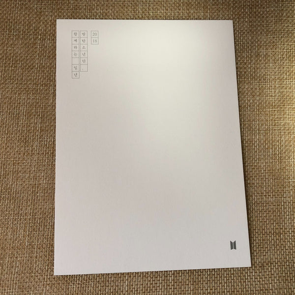 BTS V Taehyung [ 2018 Season's Greetings ] Official Limited Postcard / New /Gift