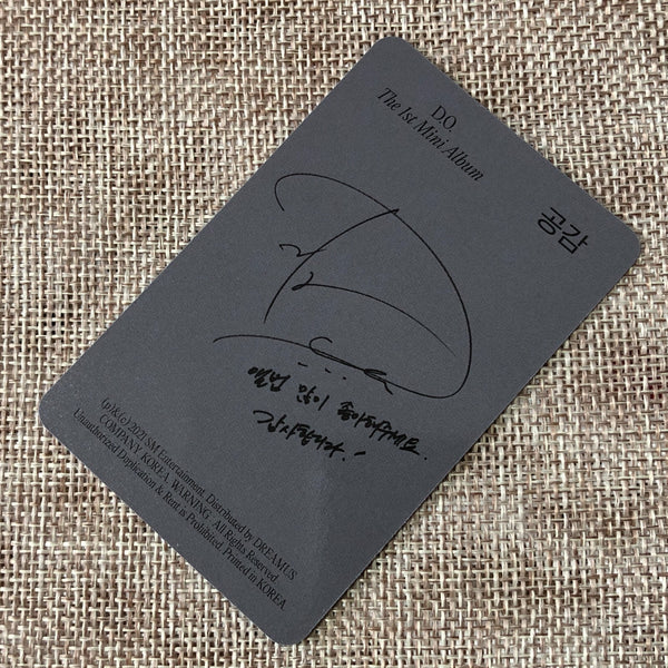 EXO D.O. [ Empathy ] Official Photocard, 1st Mini Solo / New / Gift