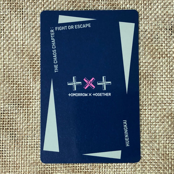 TXT HUENINGKAI [FIGHT OR ESCAPE] Official Photocard, Together Ver. / New / Gift