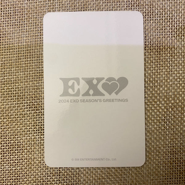 EXO CHANYEOL #1 [2024 Season's Greeting] Official Photocard, POB / New, Rare /+G