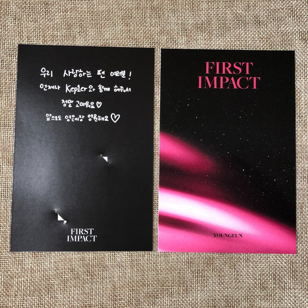 KEP1ER [FIRST IMPACT Connect O Album] Hand Signed Promo Autographed / New / Gift