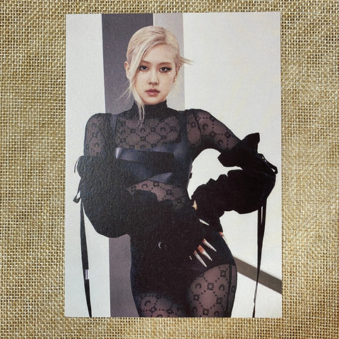 BLACKPINK ROSE [ Born Pink ] Official Postcard, Box Set Ver / New, Rare / Gift
