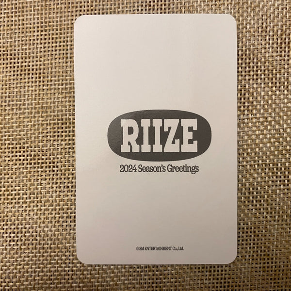 RIIZE SHOTARO #3 [ 2024 Season's Greetings ] Official Photocard / New / Gift