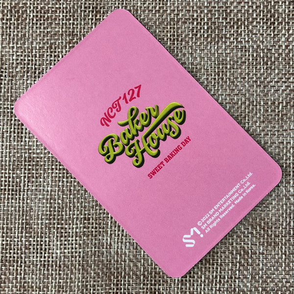 NCT 127 DOYOUNG [ BAKER HOUSE ] Official Recipe Card Photocard / New / Gift