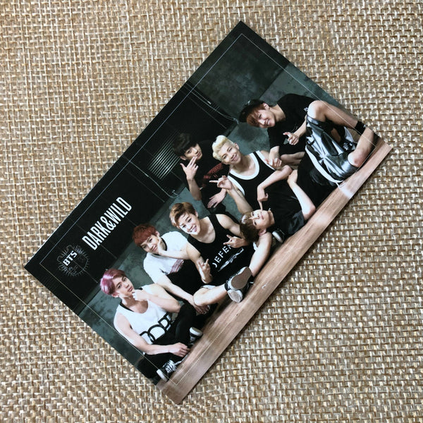 BTS Group #2[ Dark & Wild Official Photocard ] 1st Studio Album /NEW, RARE /+GFT