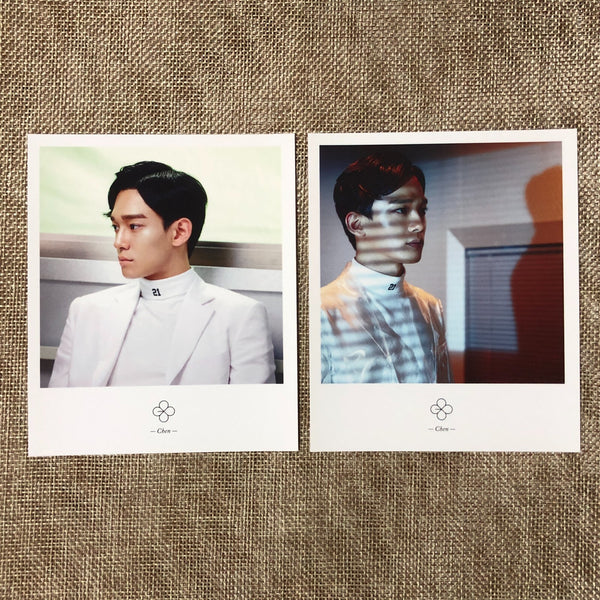 EXO CHEN [ EX'ACT ] Official Polaroid Photocard Set of 2, Postcard / New / Gift