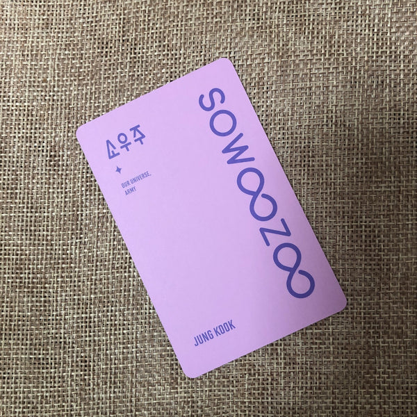 BTS JUNGKOOK [ SOWOOZOO DVD ] Official Photocard / New, Rare / Gift