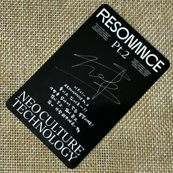 NCT 2020 SHOTARO [ RESONANCE Pt.2 Arrival Ver ] Official Photocard / New / Gift