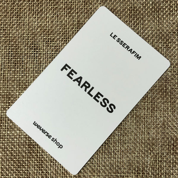 LE SSERAFIM KAZUHA [Fearless JAPAN Weverse] Official Photocard, 1st / New / Gift