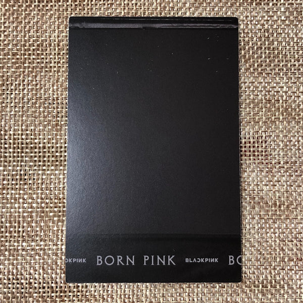 BLACKPINK JENNIE [ Born Pink ] Official Photocard, Black Ver. / New / Gift